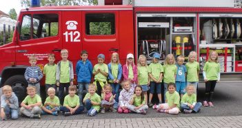 Brandschutzfrüherziehung mit der Vorschulklasse