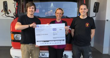 Spende für den Feuerwehrverein